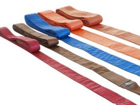 不锈钢反应釜搬运扁平吊装带缠绕固定