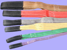 水泥回转窑运输手拉葫芦与吊装带捆绑固定