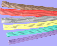 建筑工地柔性吊装带用于钢管搬运