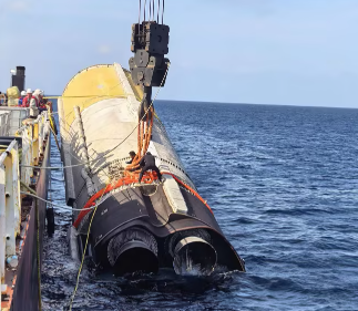 大吨位柔性吊装带助力我国首次火箭一级箭体海上打捞