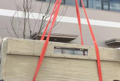 数控机床搬运柔性吊装带与起重机顺利完成搬运任务